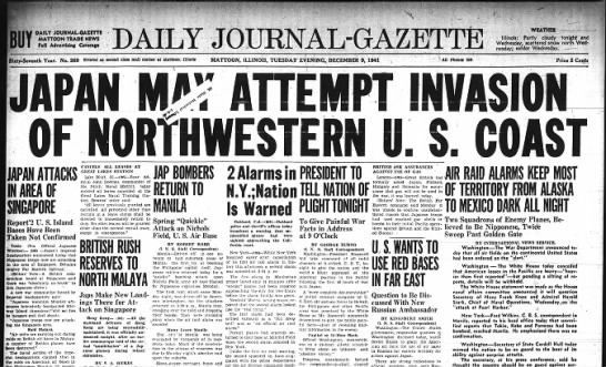 Japan may attempt invasion